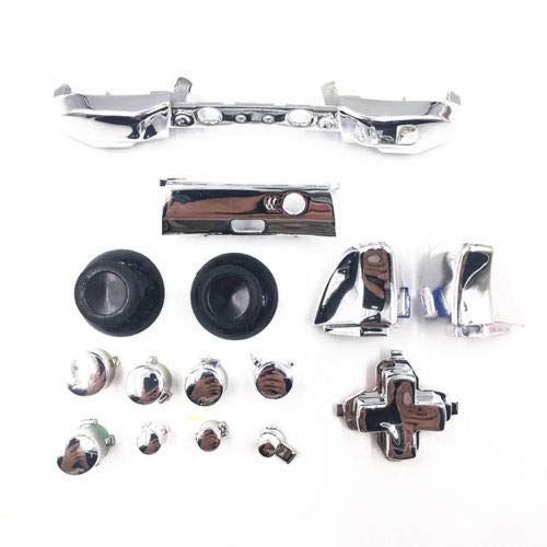 Full Button Set For Xbox One Slim 1708 Controllers - Chrome Silver | ZedLabz