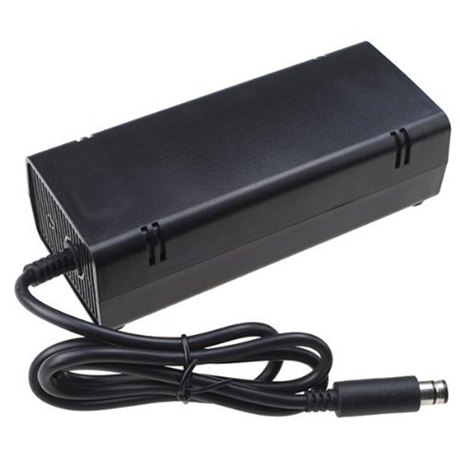 Power supply for Xbox 360 E console AC/DC adapter lead UK plug - black | ZedLabz