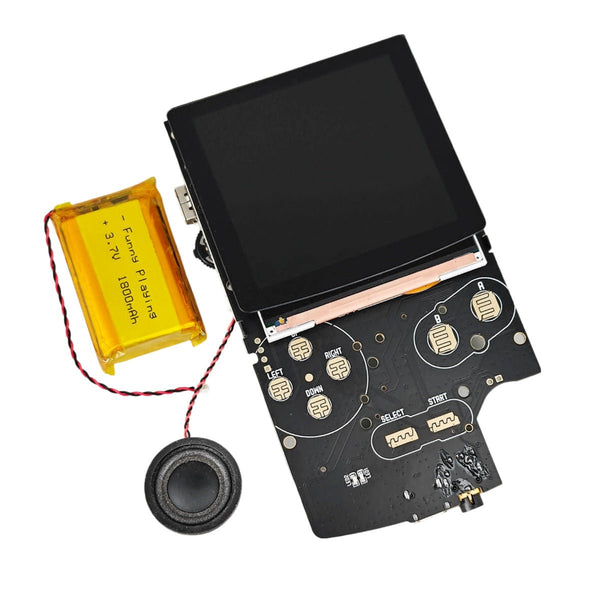FPGBC Kit FPGA powered DIY handheld games console compatible with Game Boy Color & Original games [GBC] - Black | Funnyplaying