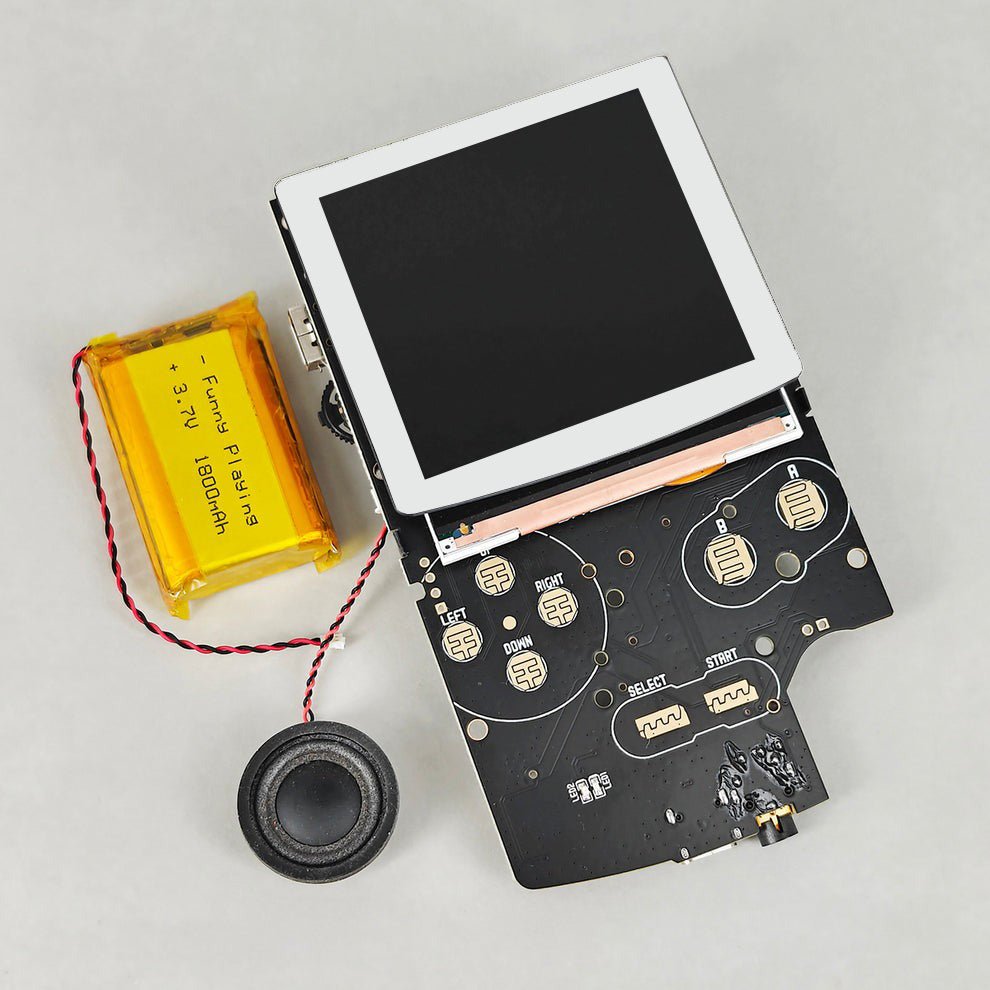 FunnyPlaying　FP-GBC FPGBC ケース付き FPGBC Kit - FPGA based GBC motherboard bundle with IPS screen