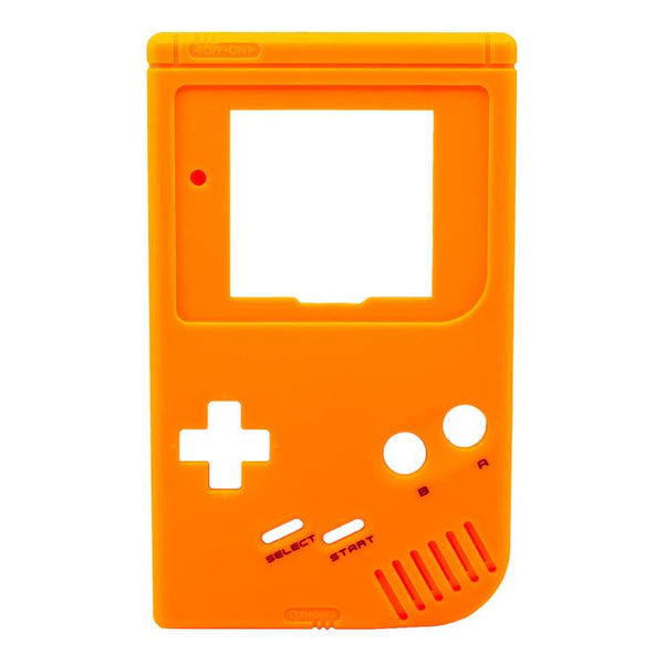 Front & Back housing shell for Nintendo Game Boy DMG-01 Original console - Neon orange | Retro Modding - 1