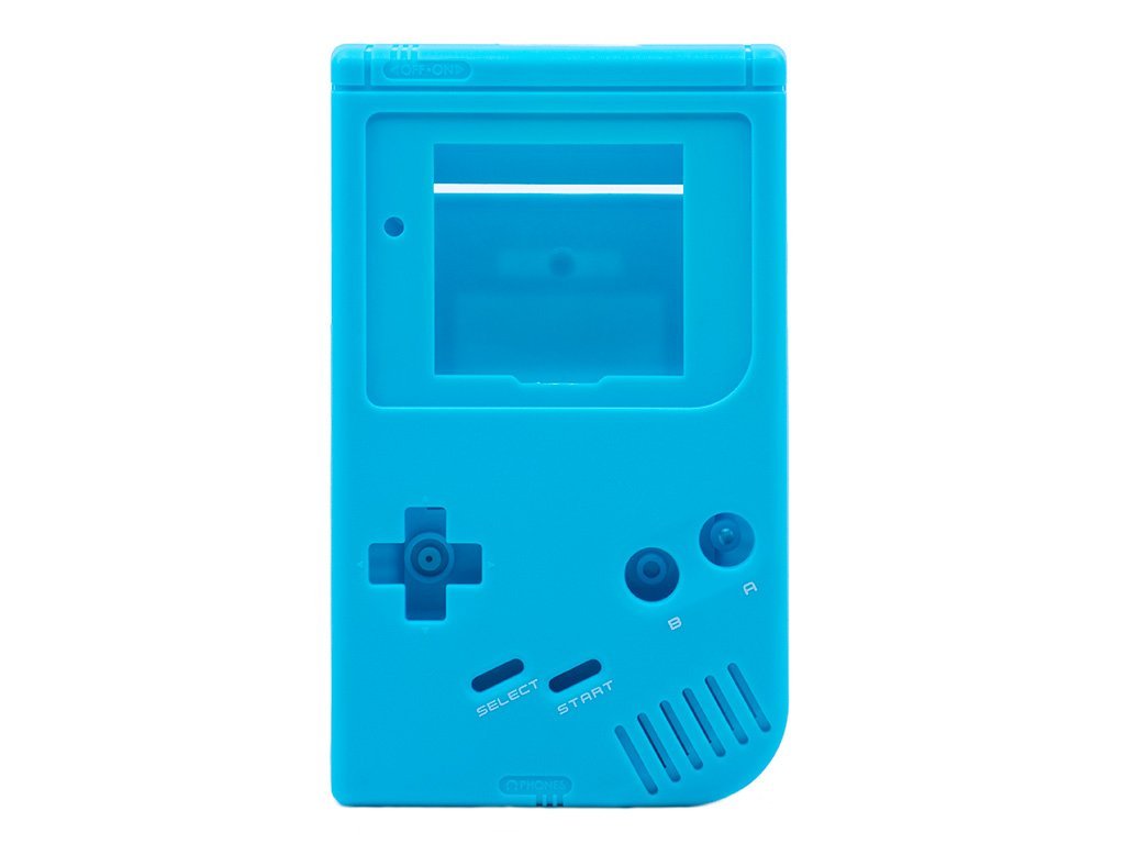 Front & Back housing shell for Nintendo Game Boy DMG-01 Original console - Pastel blue | Retro Modding - 1