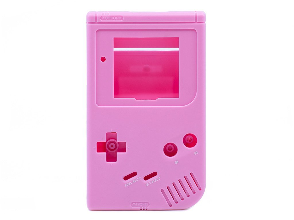 Front & Back housing shell for Nintendo Game Boy DMG-01 Original console - Pastel pink | Retro Modding - 1