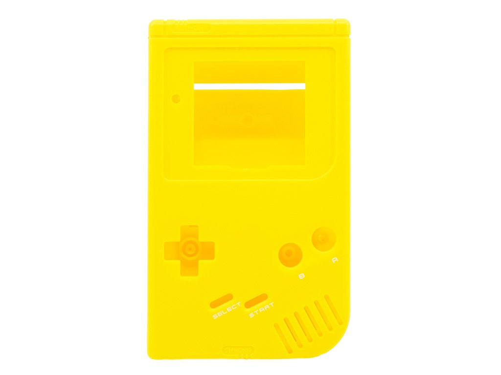 Front & Back Housing Shell For Nintendo Game Boy DMG - 01 Original Console - Pastel Yellow | Retro Modding - 1