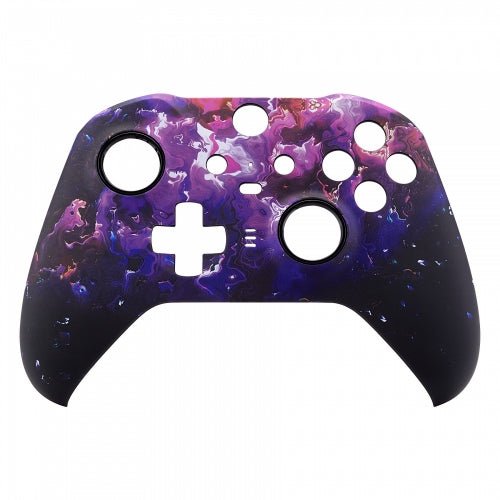 Front housing shell kit for Xbox One Elite controller model 1797 soft touch replacement - Lava Purple & Pink | ZedLabz