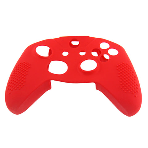 Protective case for Xbox One S & X controllers silicone rubber grip cover skin - Red | ZedLabz