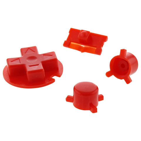 Replacement Button Set For Nintendo Game Boy Pocket - Red | ZedLabz