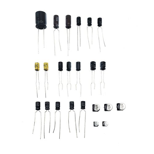 Full capacitor kit for Sega Game Gear VA5 & Majeso mainboard, power & sound | ZedLabz - 1