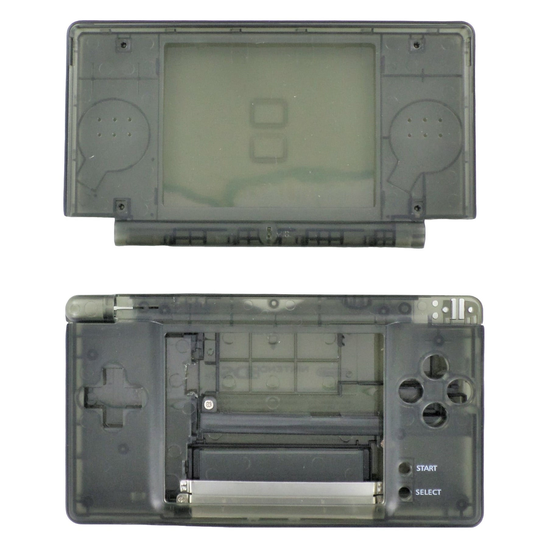Full housing shell for DS Lite - Clear Black | ZedLabz