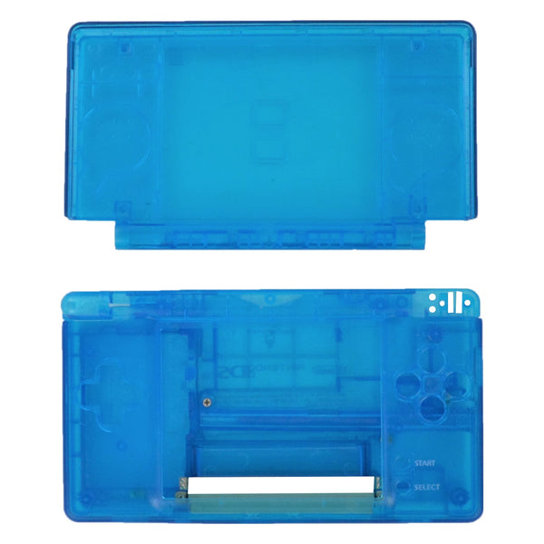Full housing shell for Nintendo DS Lite console complete casing repair kit replacement - Clear Blue | ZedLabz