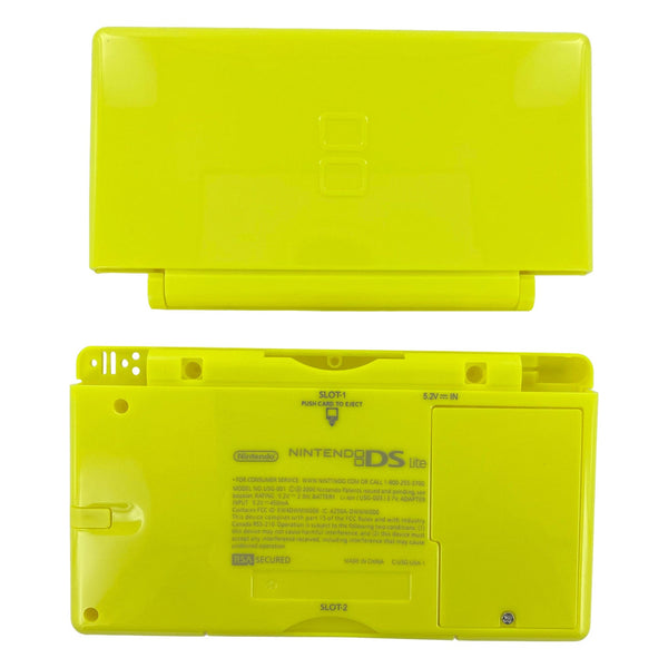 Full housing shell for Nintendo DS Lite console complete casing repair kit replacement - Yellow | ZedLabz