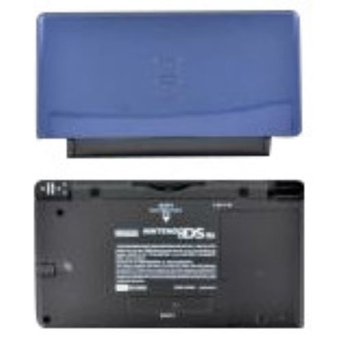 Full housing shell for Nintendo DS Lite console complete repair kit replacement - Metallic Blue & Black | ZedLabz