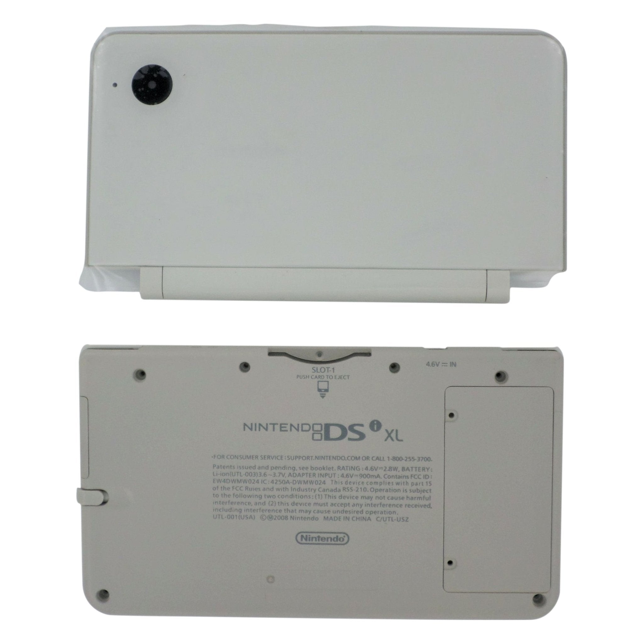 Full housing shell for Nintendo DSi XL console complete casing repair kit replacement - White/Grey | ZedLabz