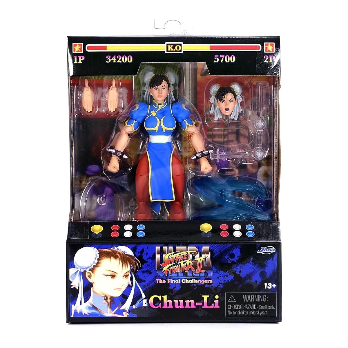 Ultra Street Fighter II: The Final Challengers Chun-Li 1:12 Scale Action Figure | Jada Toys