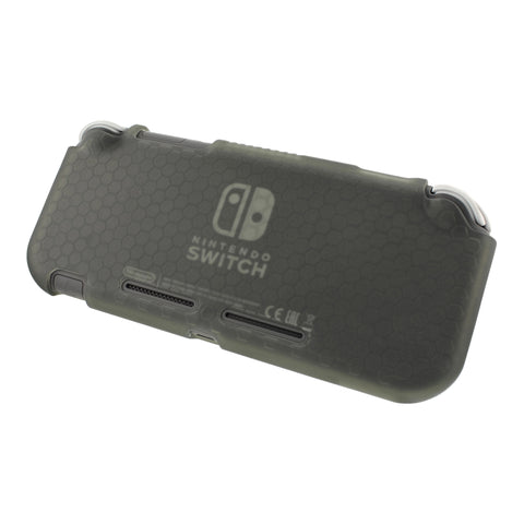 Flexi gel protective case for Nintendo Switch Lite (2019 model) premium soft TPU shock absorbing bumper protector cover – Grey | ZedLabz