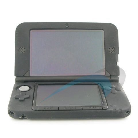 ZedLabz protective rubber Silicone Cover Case For Nintendo 3DS XL - Black