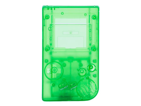 Front & Back Housing Shell For Nintendo Game Boy DMG-01 Original Console - Clear Green | Retro Modding