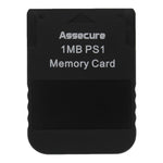 ZedLabz 1MB 15 block memory card for Sony PS1 PSX PlayStation one - PS2 compatible* - black