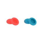 Premium thumb grips for Nintendo Switch Lite & Switch Joy-Con controllers raised dotted joy stick silicone caps - 4 pack red & blue | ZedLabz