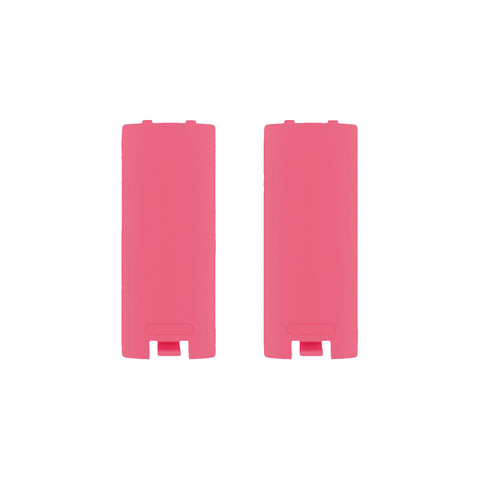 Replacement Battery Cover For Nintendo Wii Remote Controller - 2 Pack Pink | ZedLabz