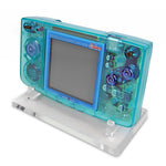 Display stand for Neo Geo Pocket Color Slim console - Crystal Black | Rose Colored Gaming