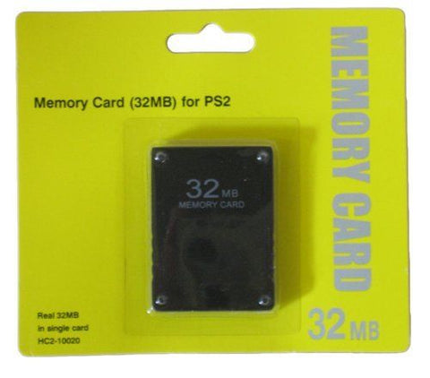 ZedLabz 32MB memory card for Sony PS2, Playstation 2, PS2 Slim retail pack black