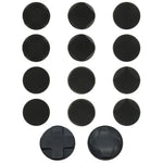 Silicone thumb grips & D-pad rockers for Sony PS Vita 1000 & 2000 Slim - 14 in 1 pack black | ZedLabz