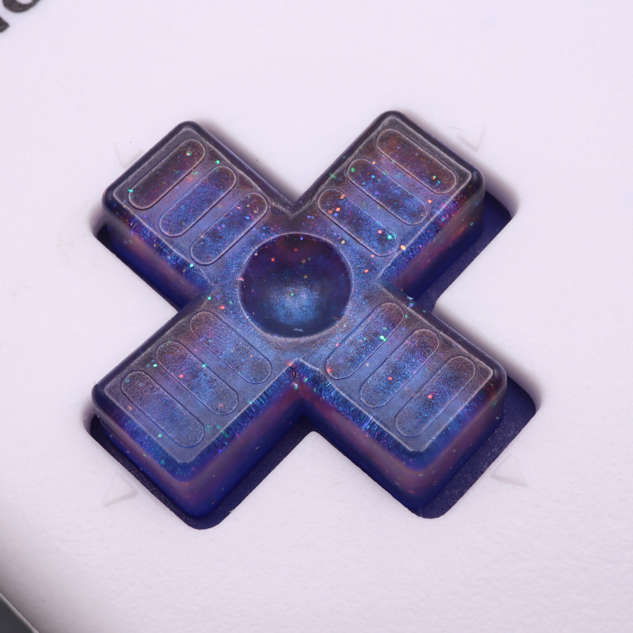 Hand cast resin buttons for Nintendo Game Boy Original DMG-01 (Game Boy Classic) - Cosmic blue | Lab Fifteen Co