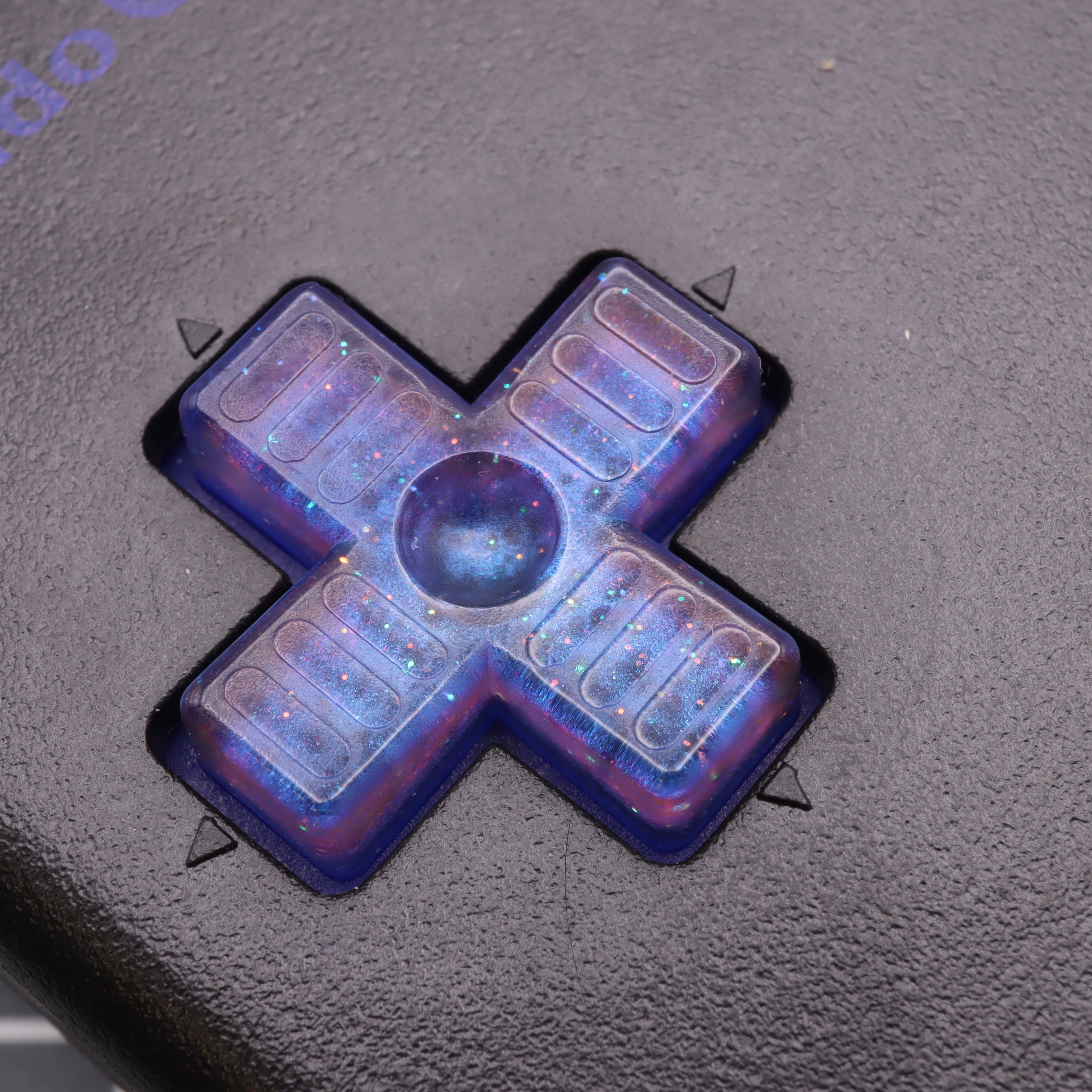 Hand cast resin buttons for Nintendo Game Boy Original DMG-01 (Game Boy Classic) - Cosmic blue | Lab Fifteen Co
