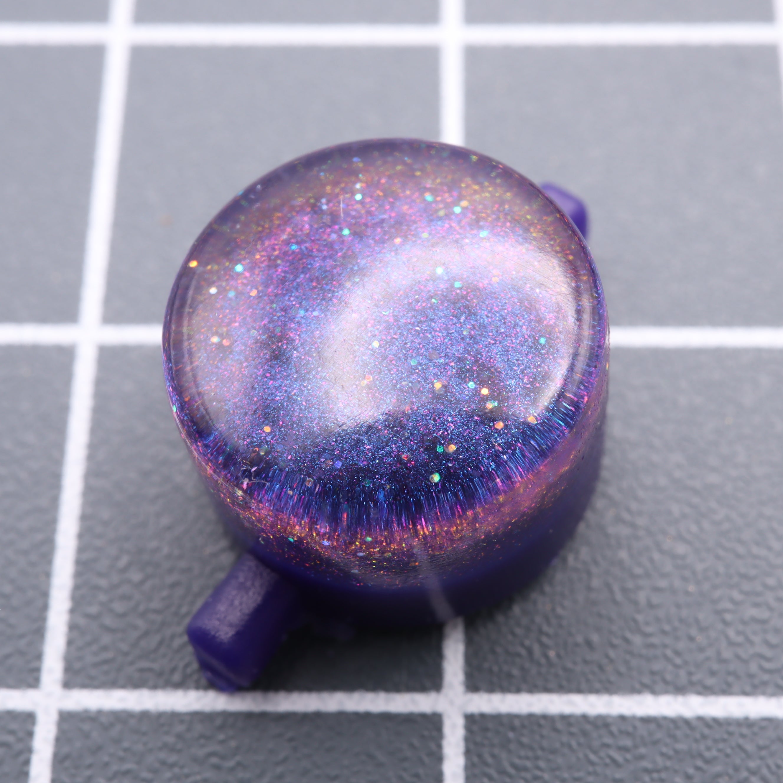 Hand cast resin buttons for Nintendo Game Boy Original DMG-01 (Game Boy Classic) - Cosmic purple | Lab Fifteen Co