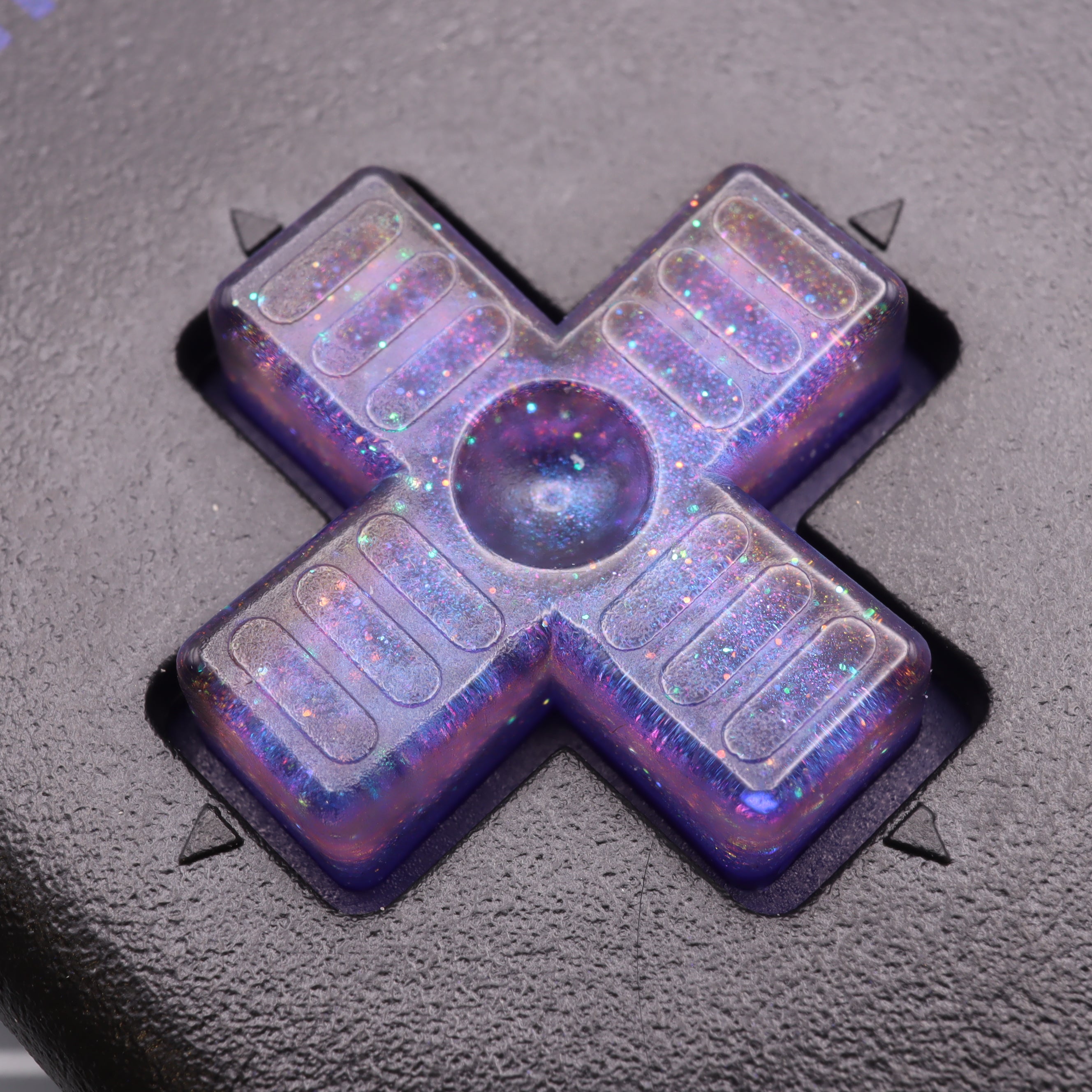 Hand cast resin buttons for Nintendo Game Boy Original DMG-01 (Game Boy Classic) - Cosmic purple | Lab Fifteen Co