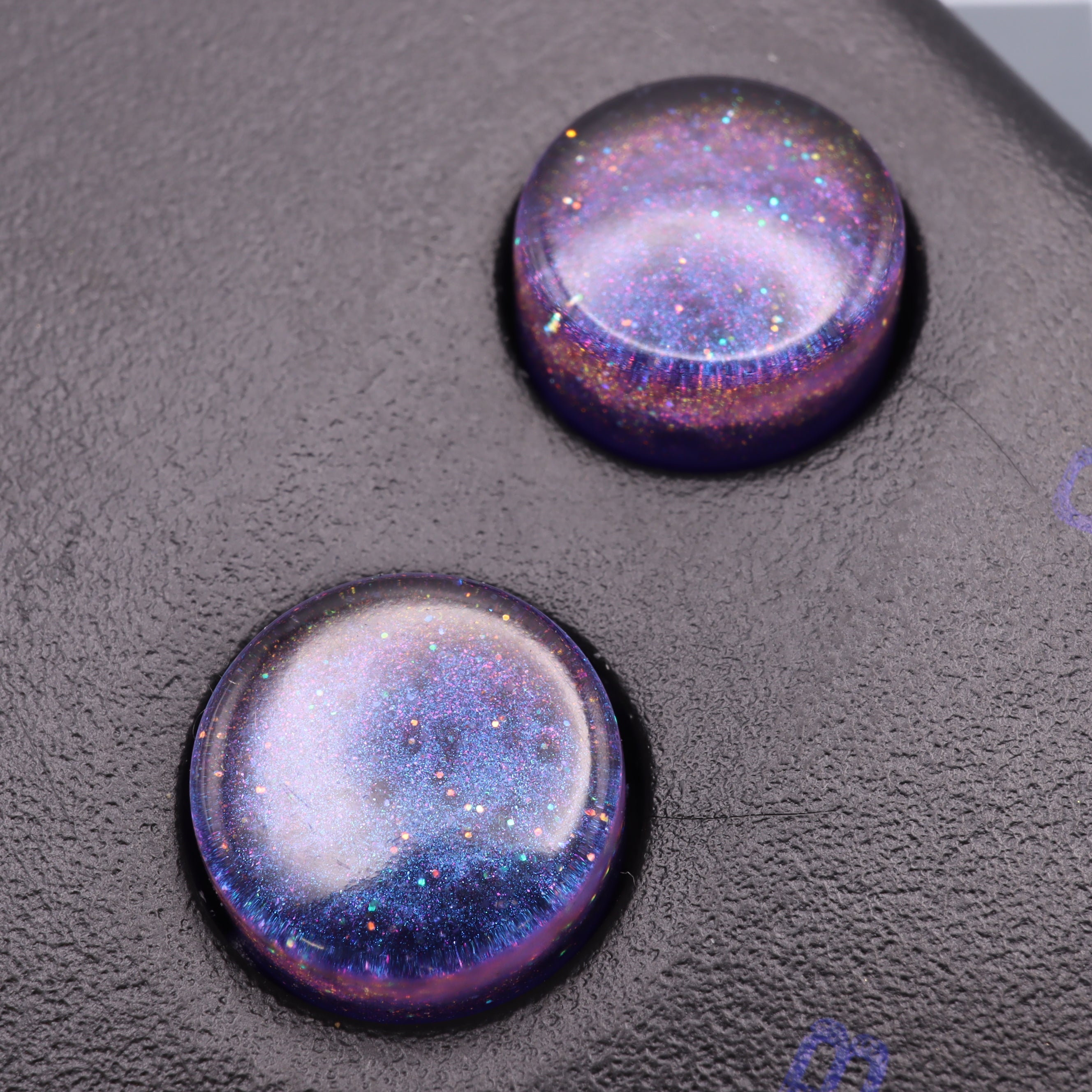 Hand cast resin buttons for Nintendo Game Boy Original DMG-01 (Game Boy Classic) - Cosmic purple | Lab Fifteen Co
