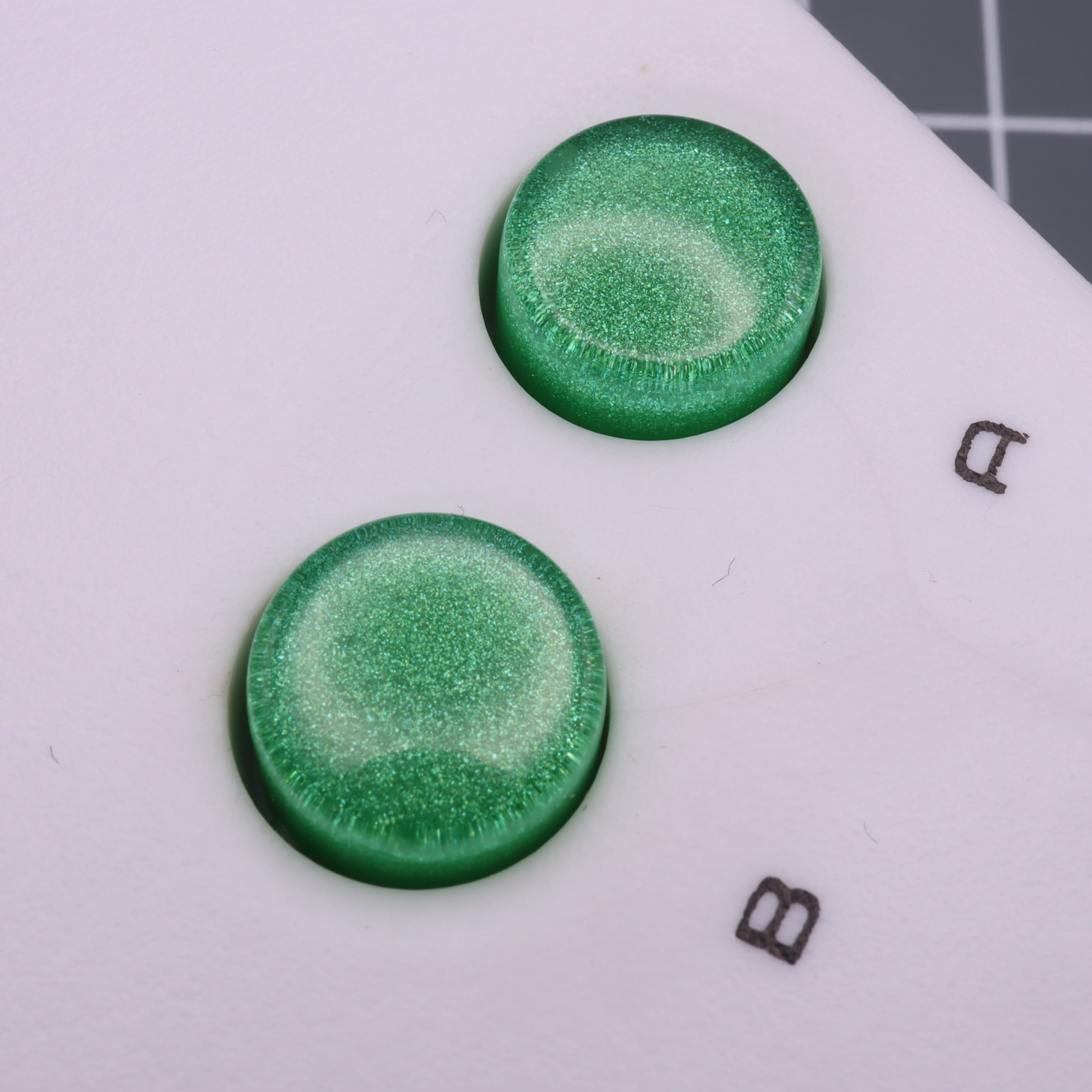 Hand cast resin buttons for Nintendo Game Boy Original DMG-01 (Game Boy Classic) - Lime candy | Lab Fifteen Co