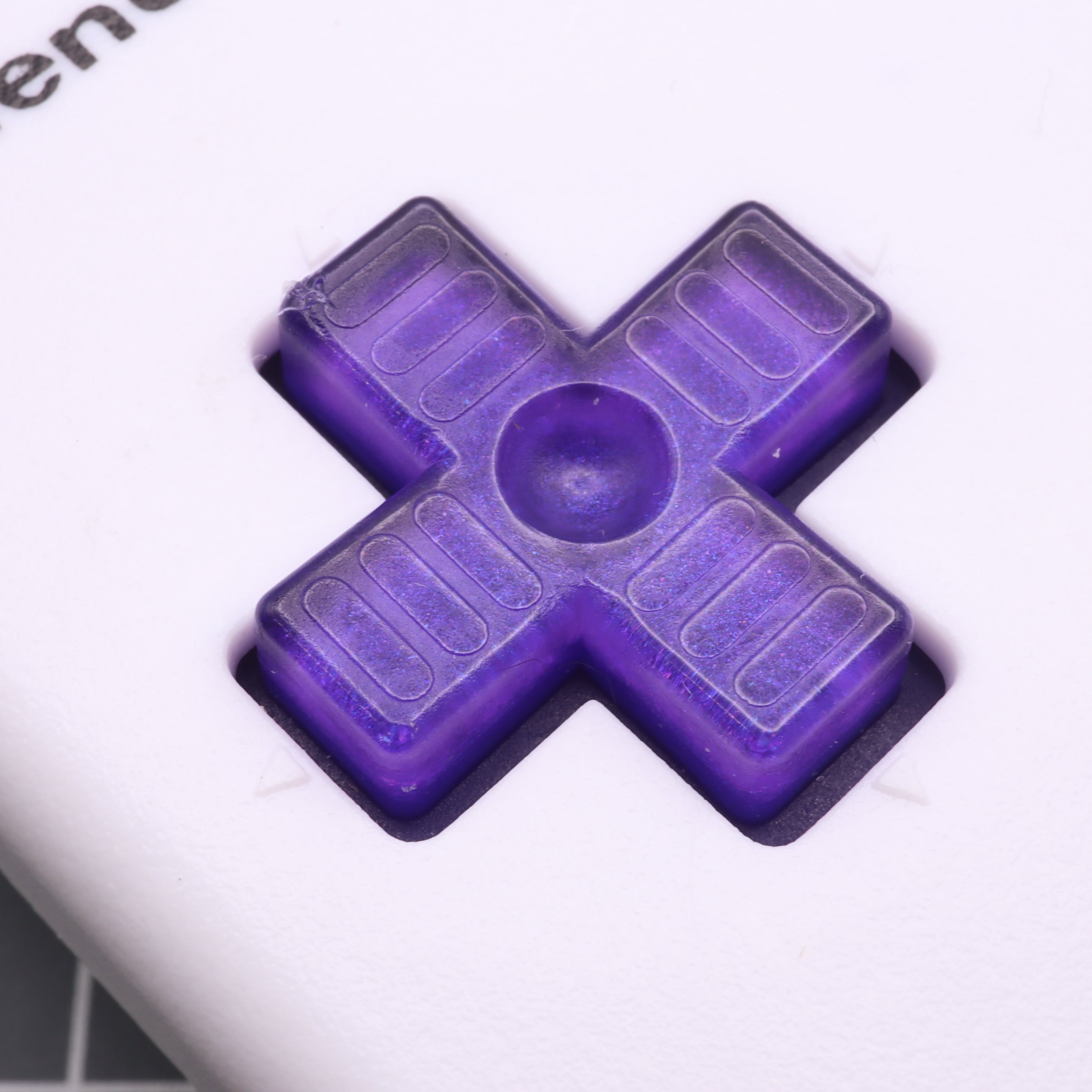 Hand cast resin buttons for Nintendo Game Boy Original DMG-01 (Game Boy Classic) - Grape candy | Lab Fifteen Co