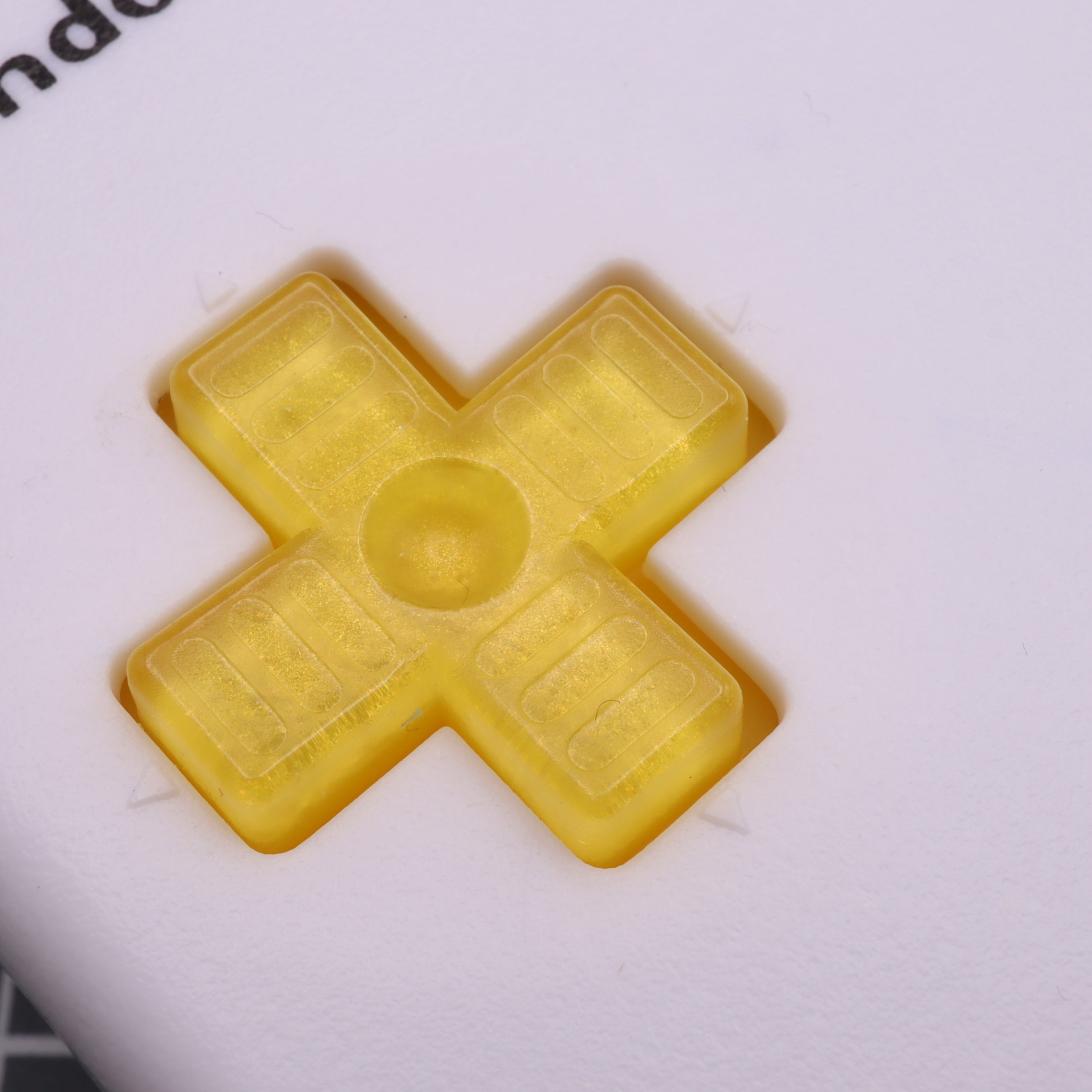 Hand cast resin buttons for Nintendo Game Boy Original DMG-01 (Game Boy Classic) - Lemon candy | Lab Fifteen Co
