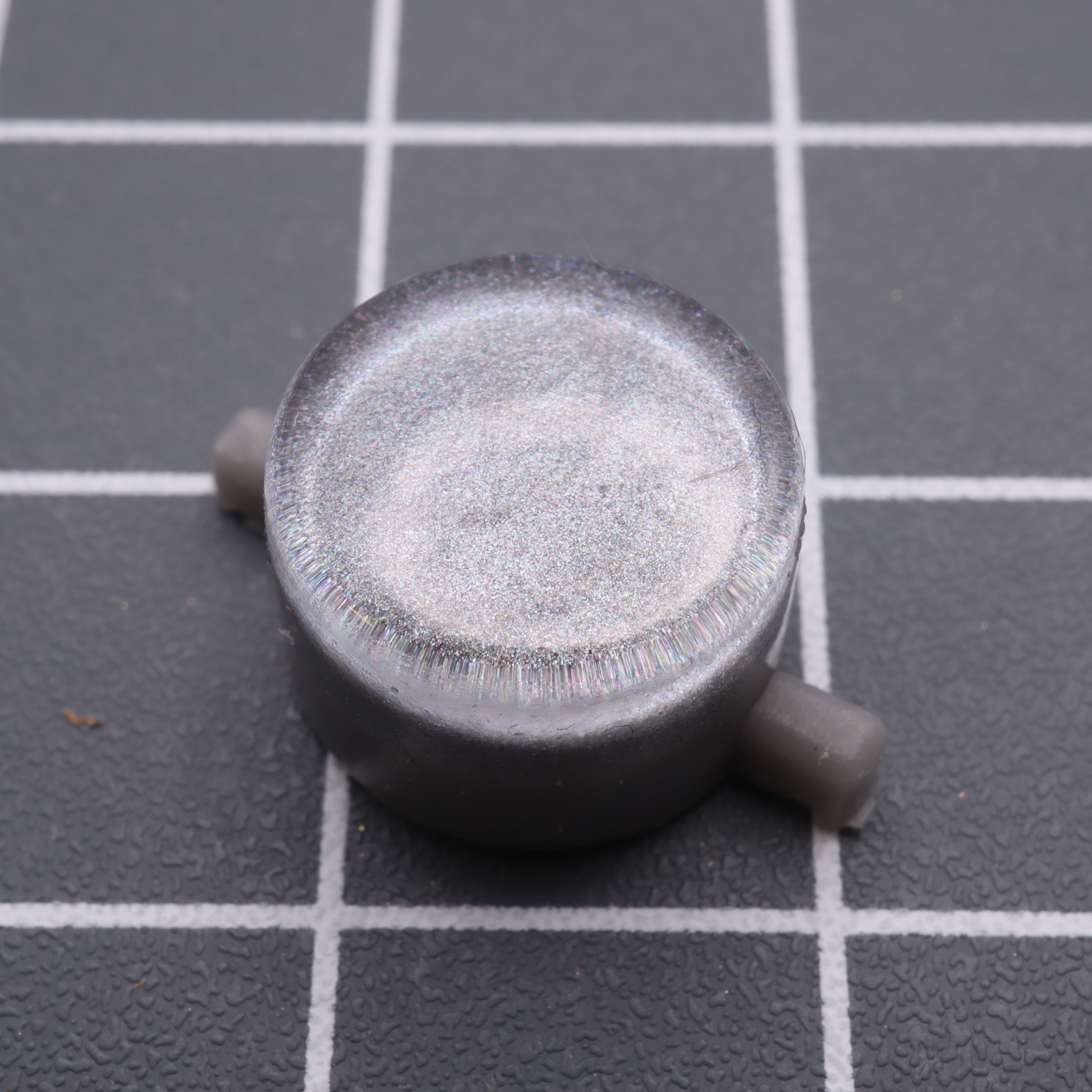 Hand cast resin buttons for Nintendo Game Boy Original DMG-01 (Game Boy Classic) - Metallic silver | Lab Fifteen Co