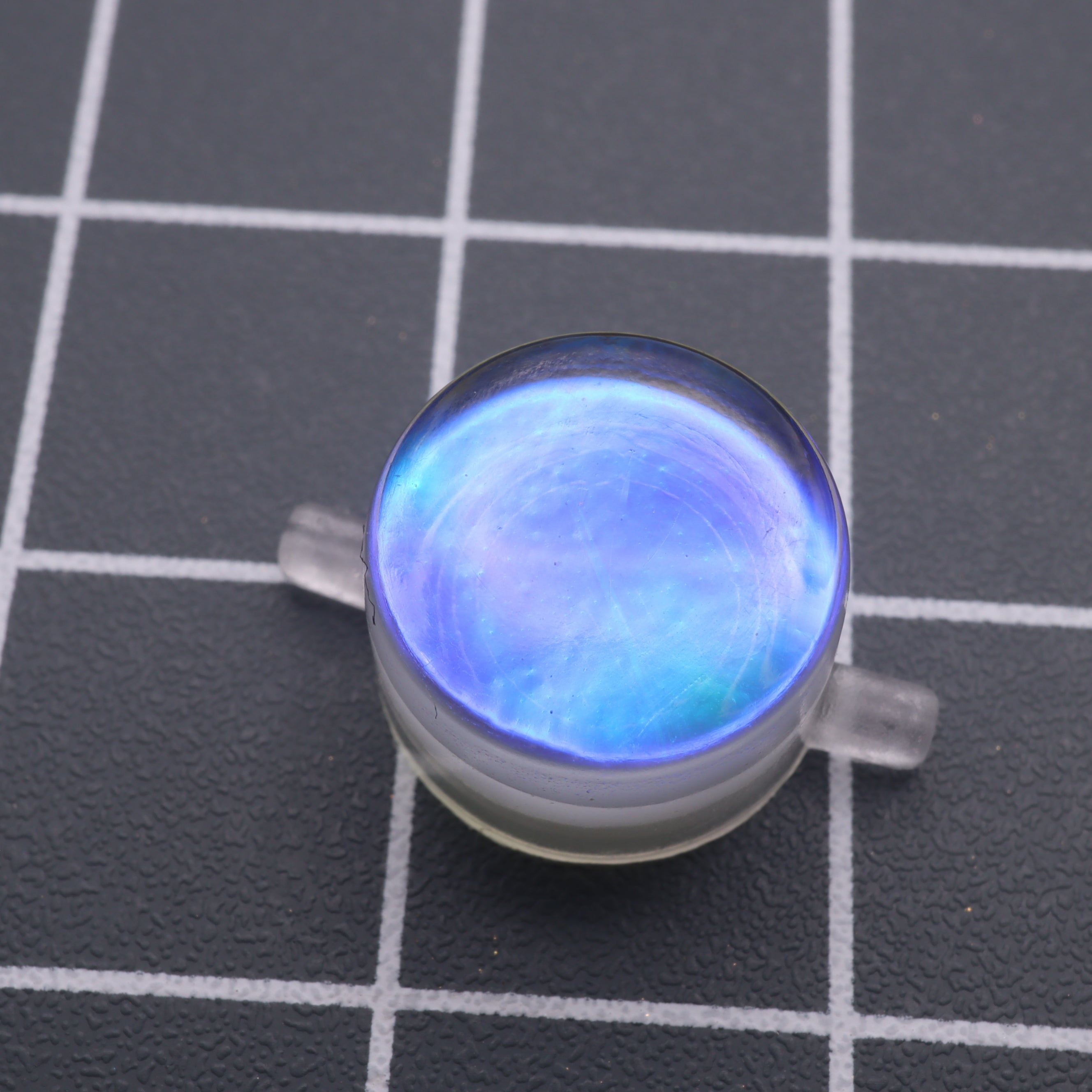 Hand cast resin buttons for Nintendo Game Boy Original DMG-01 (Game Boy Classic) - Midnight opal | Lab Fifteen Co
