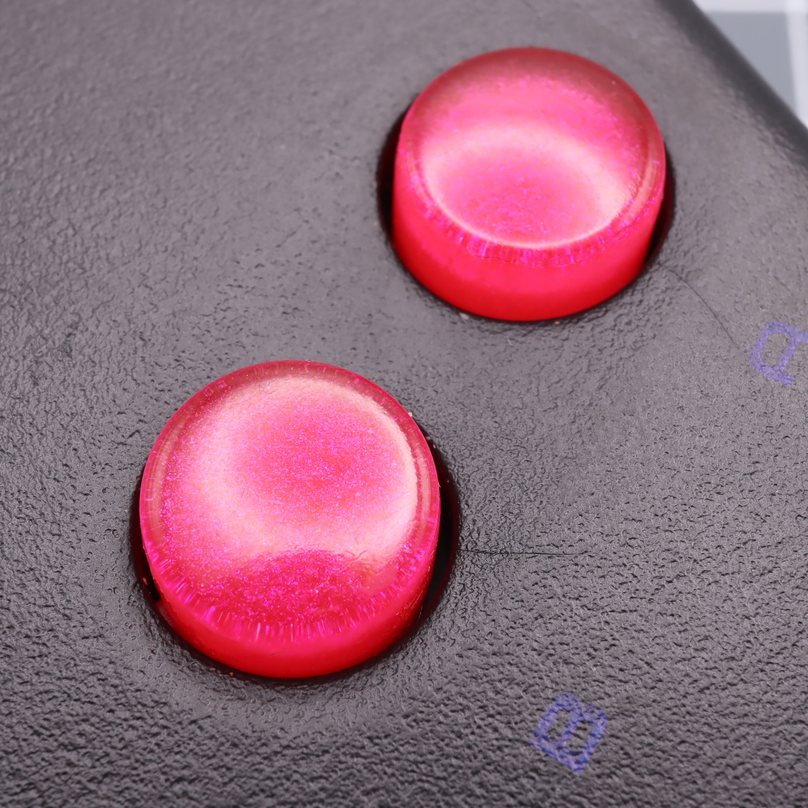 Hand cast resin buttons for Nintendo Game Boy Original DMG-01 (Game Boy Classic) - Raspberry candy | Lab Fifteen Co