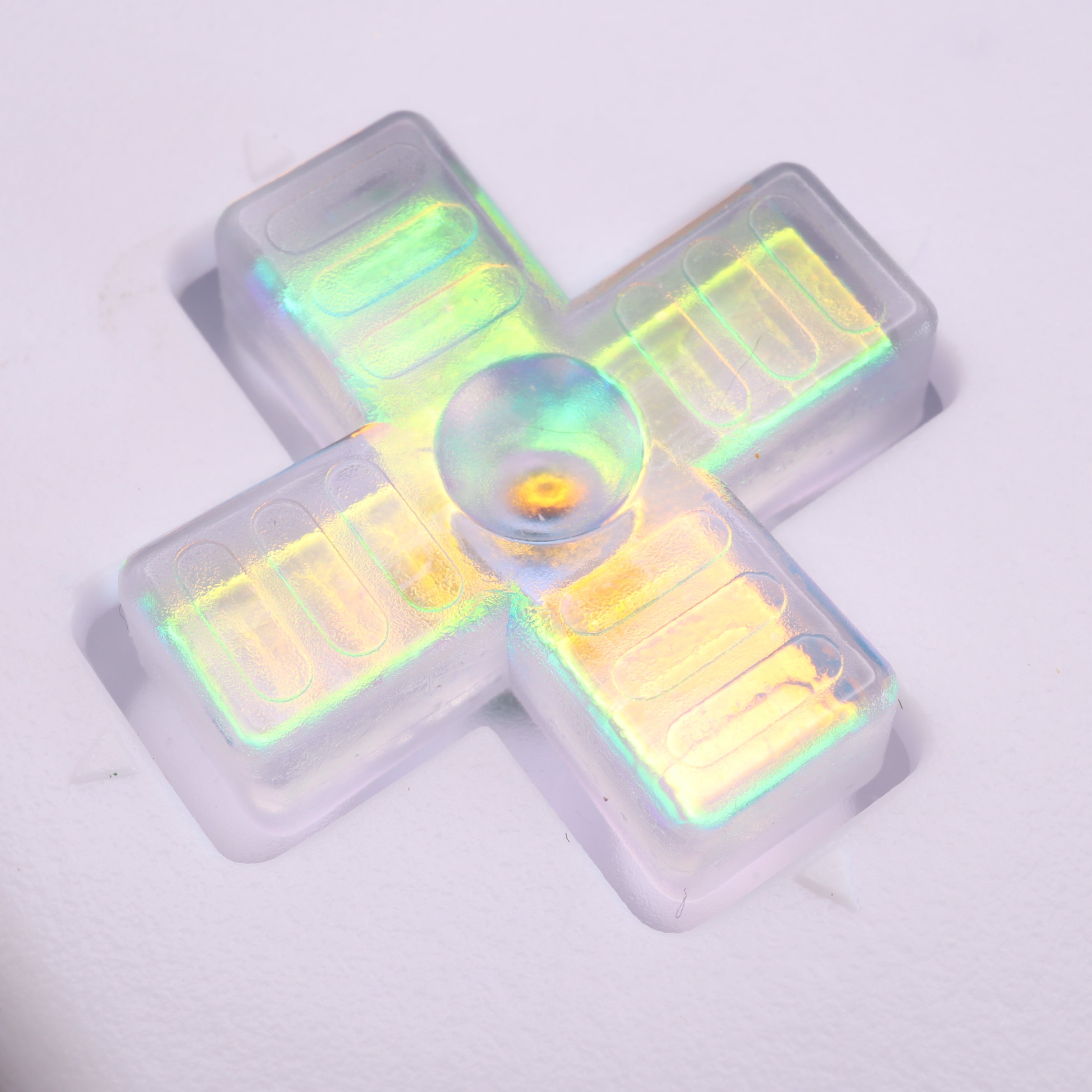 Hand cast resin buttons for Nintendo Game Boy Original DMG-01 (Game Boy Classic) - Sunset opal | Lab Fifteen Co