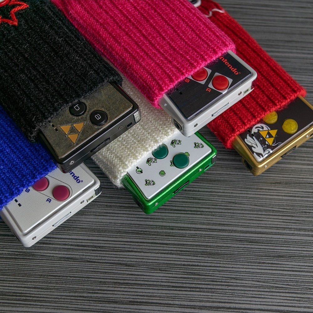 Game Boy Micro Shifties - hand made soft sleeve pouch holder - Complete Set of 5 | Rose Colored Gaming - 4