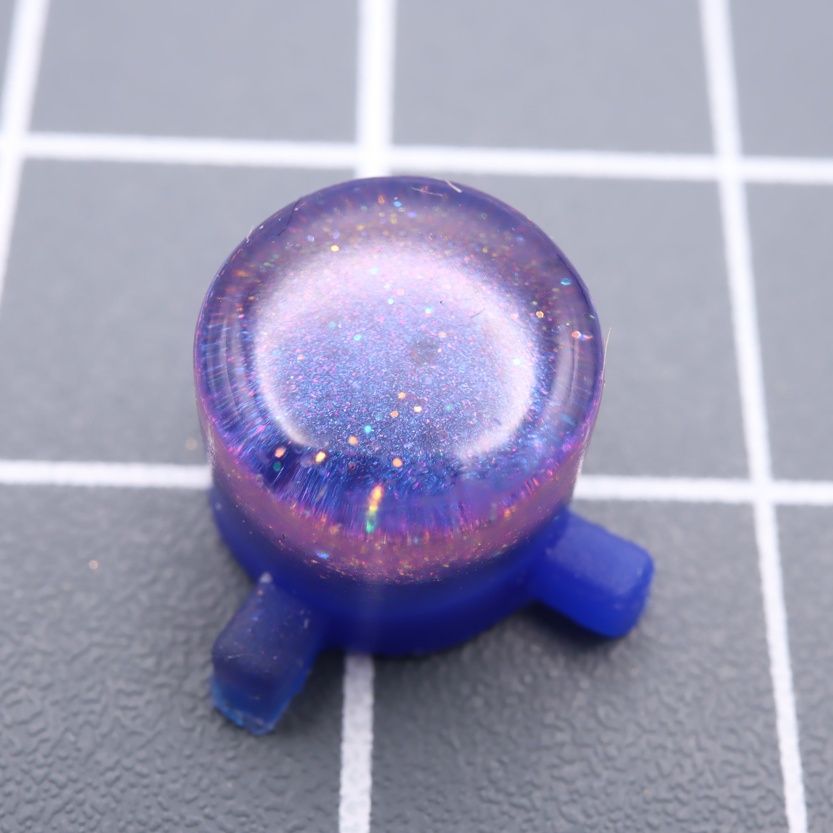 Hand cast custom resin buttons for Nintendo Game Boy Pocket MGB-001 GBP - Cosmic blue | Lab Fifteen Co
