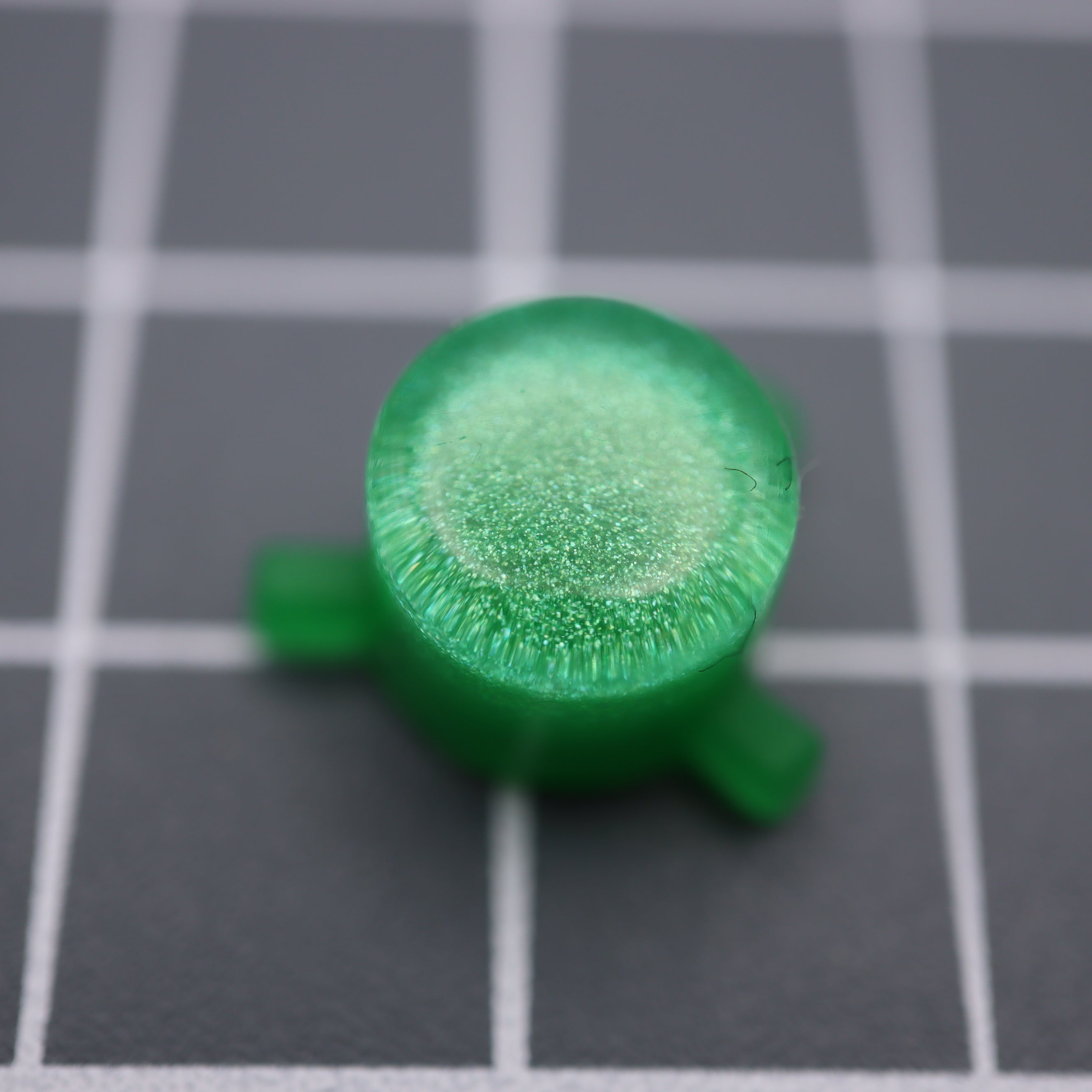 Hand cast custom resin buttons for Nintendo Game Boy Pocket MGB-001 GBP - Lime Candy | Lab Fifteen Co