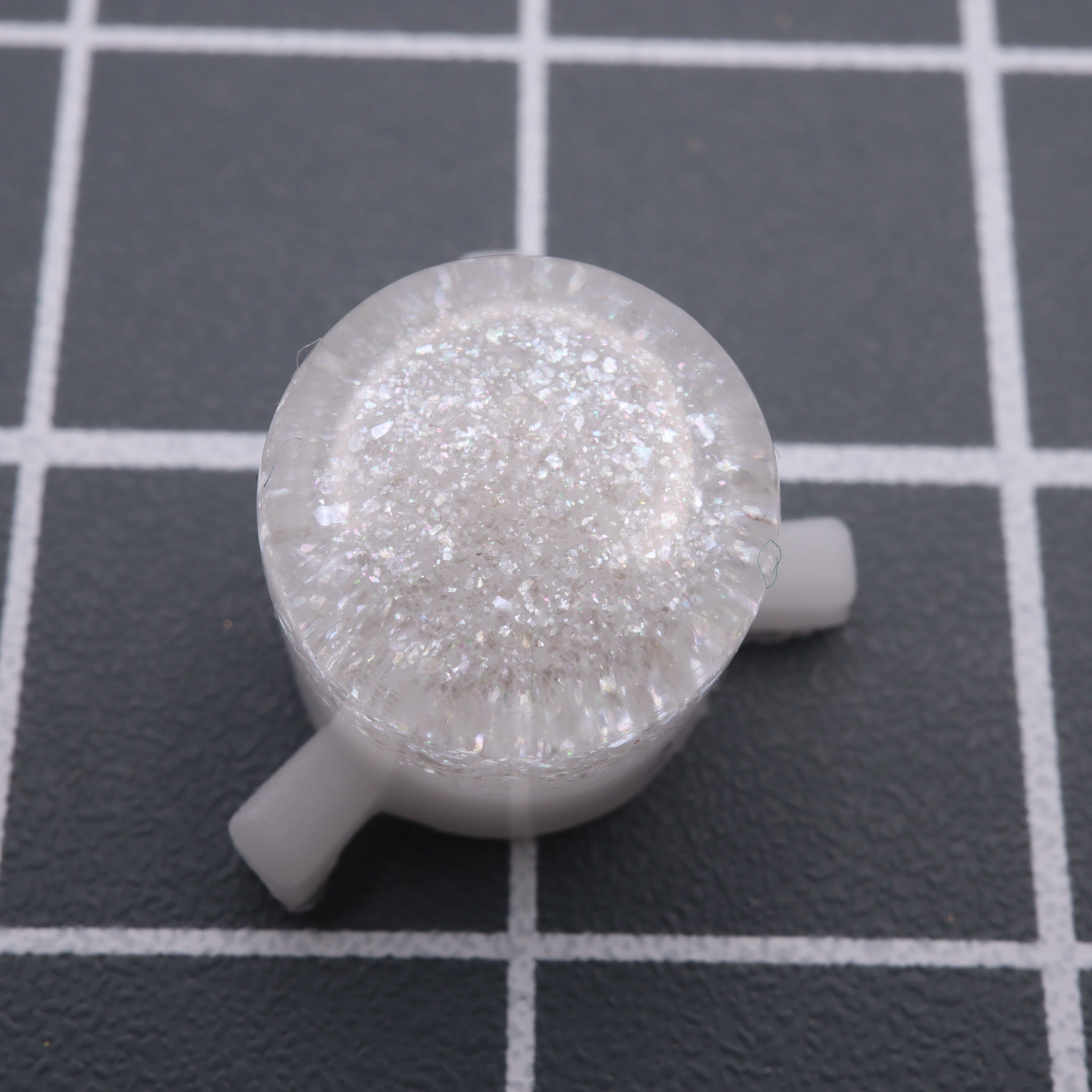 Hand cast custom resin buttons for Nintendo Game Boy Pocket MGB-001 GBP - Pearl white | Lab Fifteen Co
