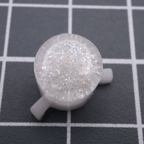 Hand cast custom resin buttons for Nintendo Game Boy Pocket MGB-001 GBP - Pearl white | Lab Fifteen Co