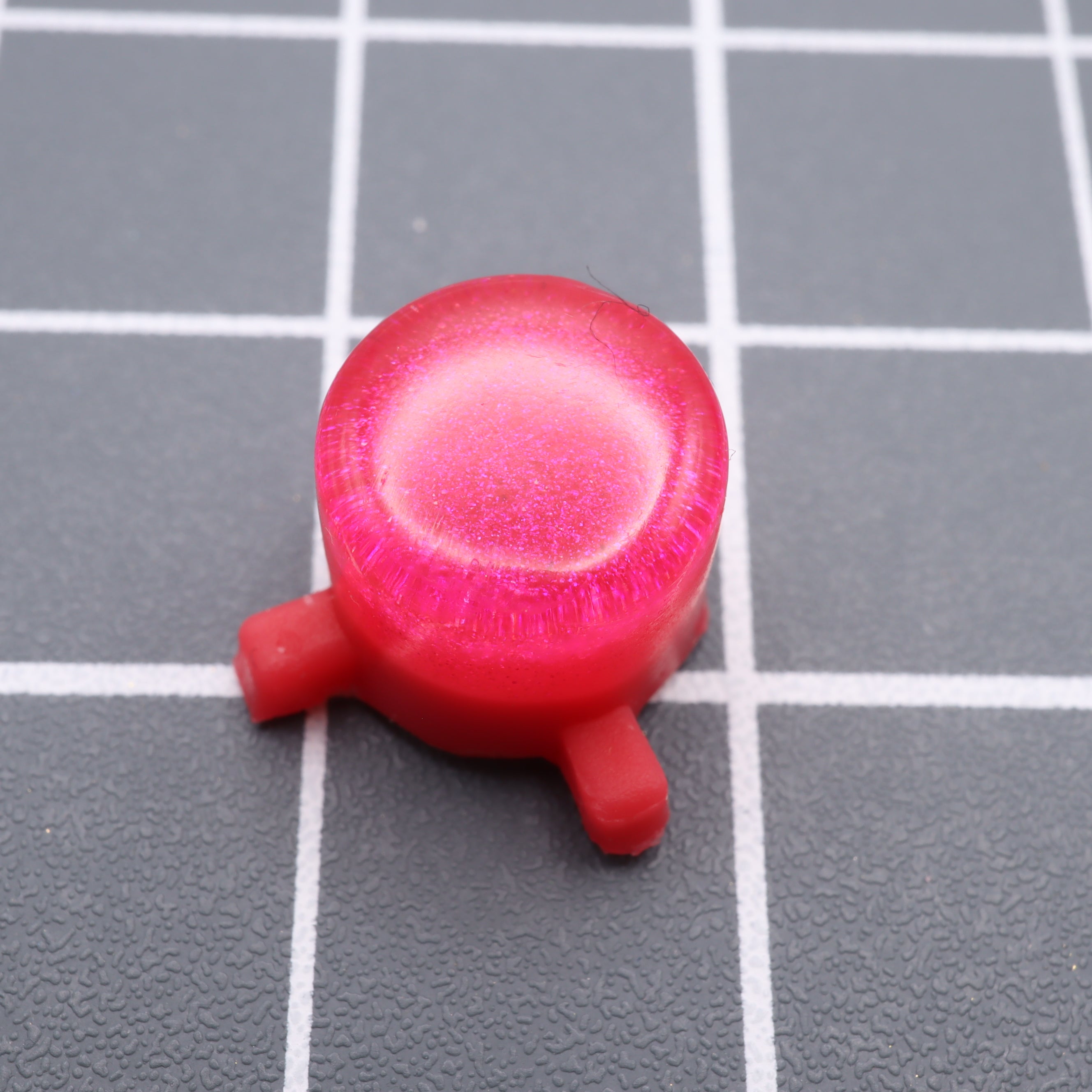 Hand cast custom resin buttons for Nintendo Game Boy Pocket MGB-001 GBP - Raspberry Candy | Lab Fifteen Co