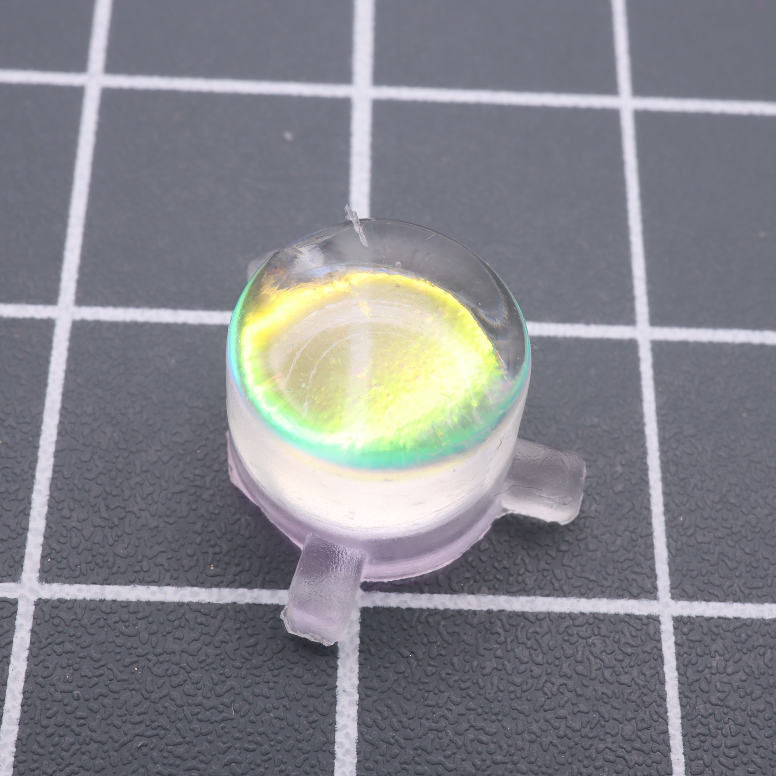 Hand cast custom resin buttons for Nintendo Game Boy Pocket MGB-001 GBP - Sunset opal | Lab Fifteen Co