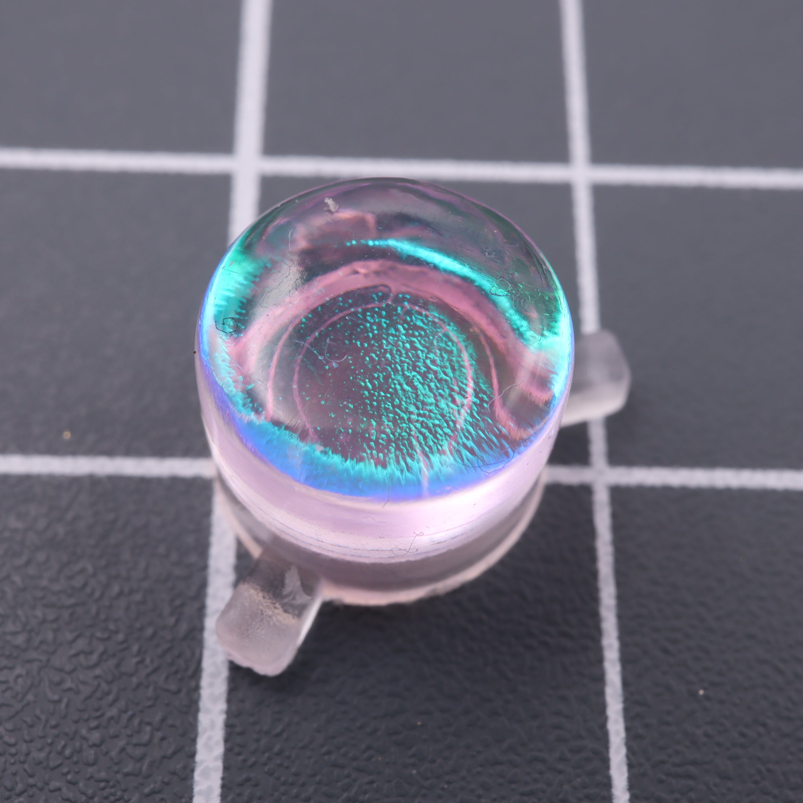 Hand cast custom resin buttons for Nintendo Game Boy Pocket MGB-001 GBP - Cool opal | Lab Fifteen Co