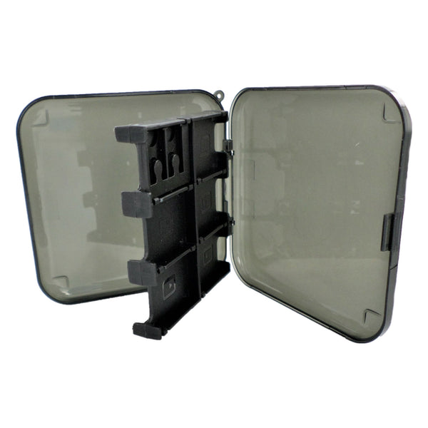 Game card case for Nintendo Switch & Switch Lite games 12 in 1 - Clear Black | ZedLabz