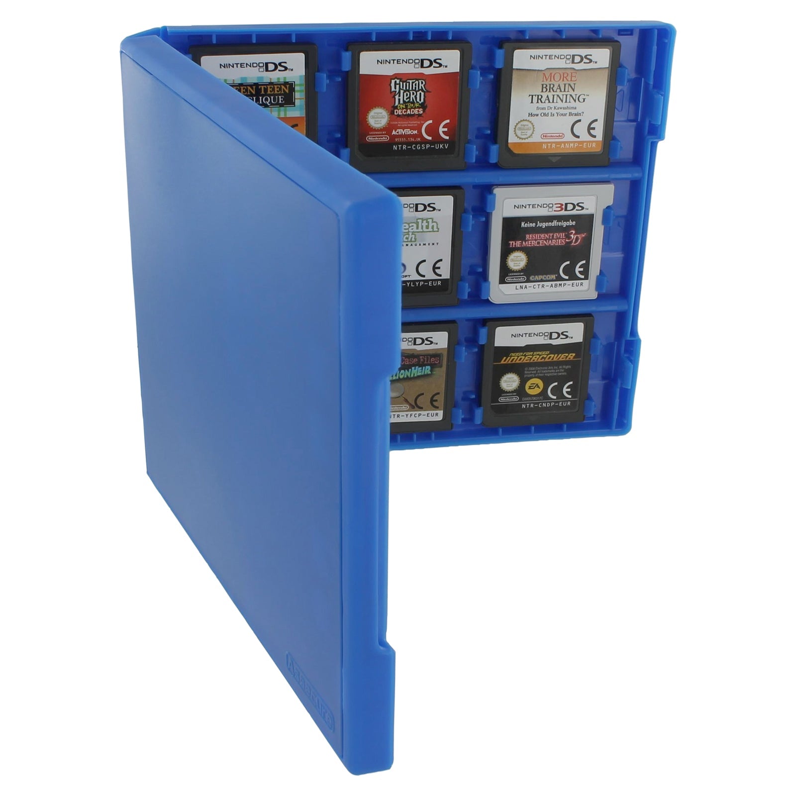 Game card case holder for Nintendo 3DS, 2DS & DS 18 in 1 cartridge