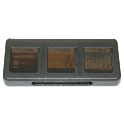 Game case for 3DS 2DS DS Lite DSi XL Nintendo card cartridge storage 6 in 1 - Black | ZedLabz
